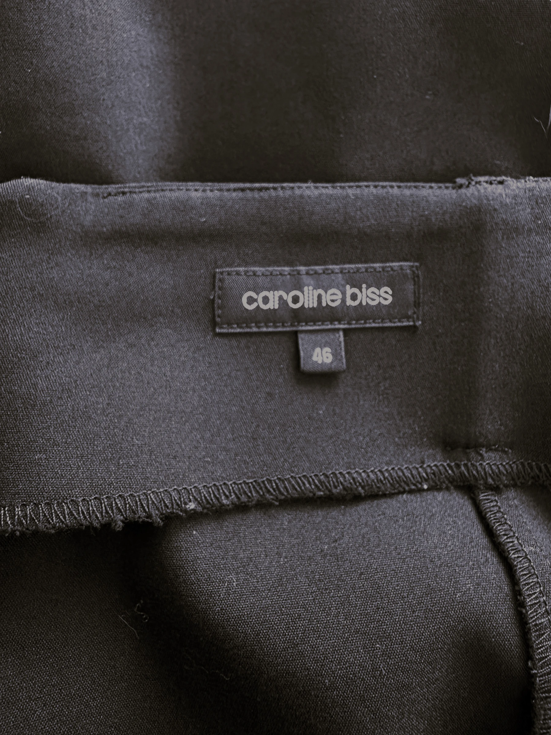Caroline Biss A‑Lijn Rok – Azul Escuro – Tamanho 46 – Com Cinto e Bolsos – photo 5